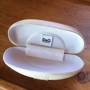 D&G Sunglasses case white